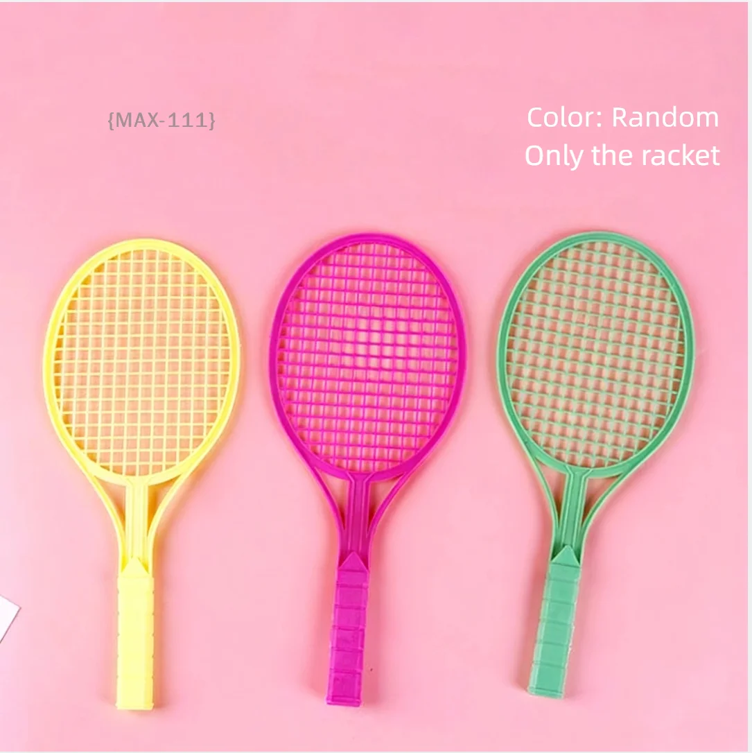 

Набор пластиковых спортивных ракеток для детей: мини-ракетки для бадминтона, настольного тенниса и тенниса — безопасная игровая игрушка для детей