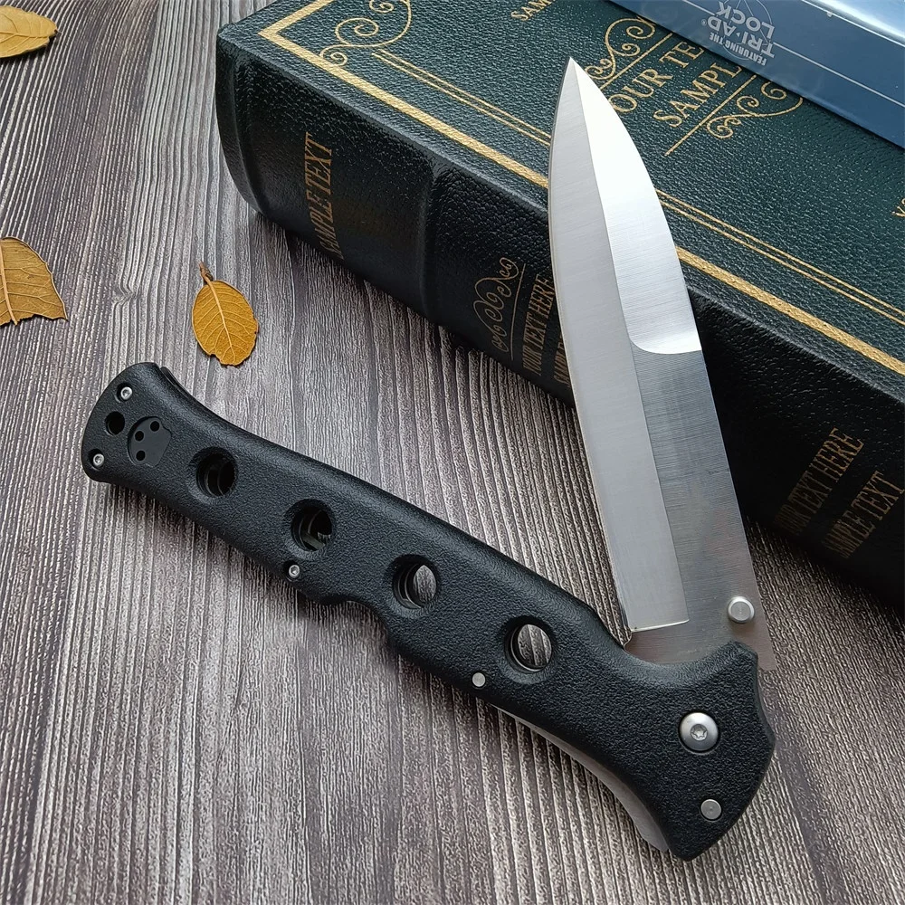 High Hardness 10ACXC Folding Knife 8Cr13Mov Blade Nylon Glass Fiber Handle Outdoor Tactical Hunting Survival EDC Camping Tool