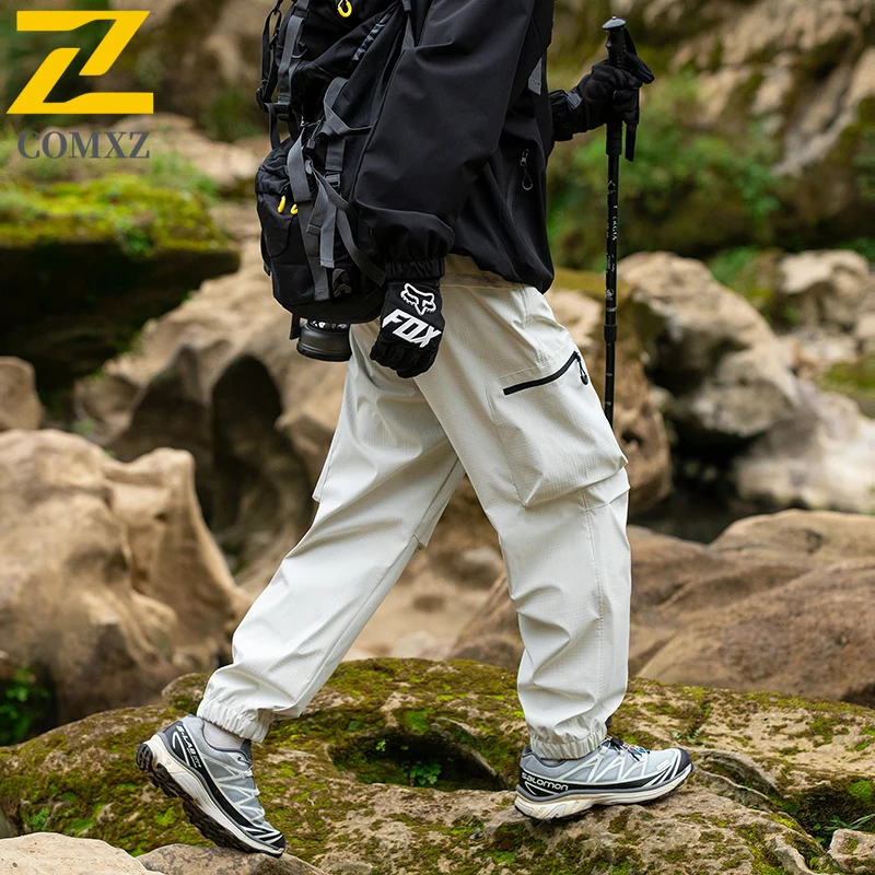 Retro Utility Trousers New 2025 Autumn Outdoor Camping Travel Pants Casual Male Urban Street Style Fashion Breathable Overalls