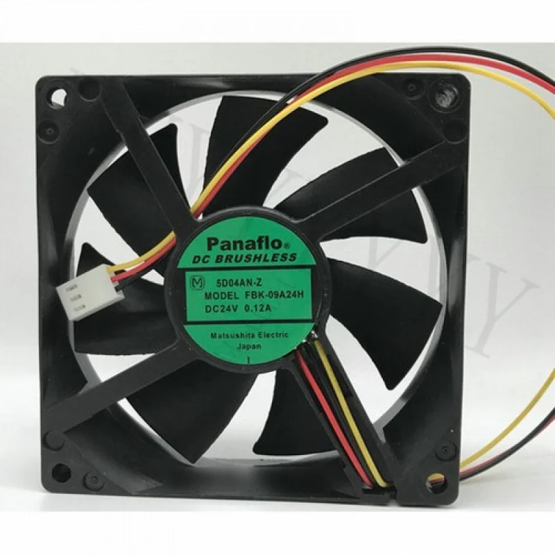 

q + 1 шт. новый для Panaflo FBK-09A24H DC24V 0,12A 2pin двойной шариковый вентилятор охлаждения # QW.