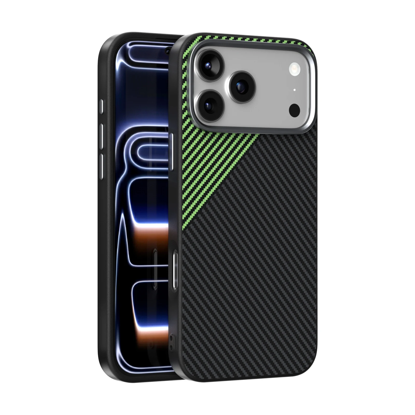 

Рельефная задняя крышка из углеродного волокна, ТПУ + бордюрная задняя крышка для iPhone Air 17 16 16e 15 14 PIus 13 Pro Max, защита объектива, противоударный чехол для телефона