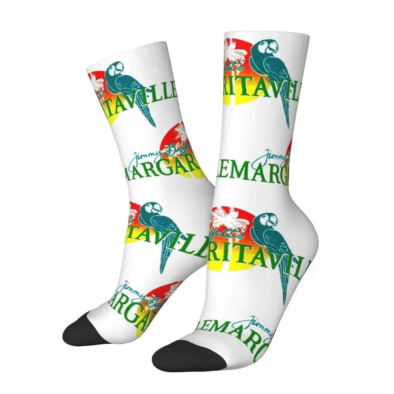 

Y2K Jimmy Buffett Men'S Women'S Polyester Funny Happy Parrothead Margaritaville Socks Novelty Spring Summer Autumn Winter Sock