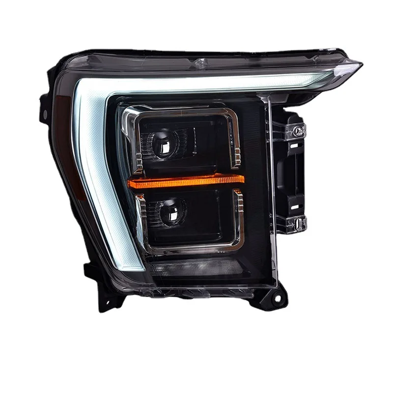 Car Stlying for Ford F-150 Raptor LED Headlight 2021-2023 Headlights F150 DRL Turn Signal High Beam Angel Eye Projector Lens