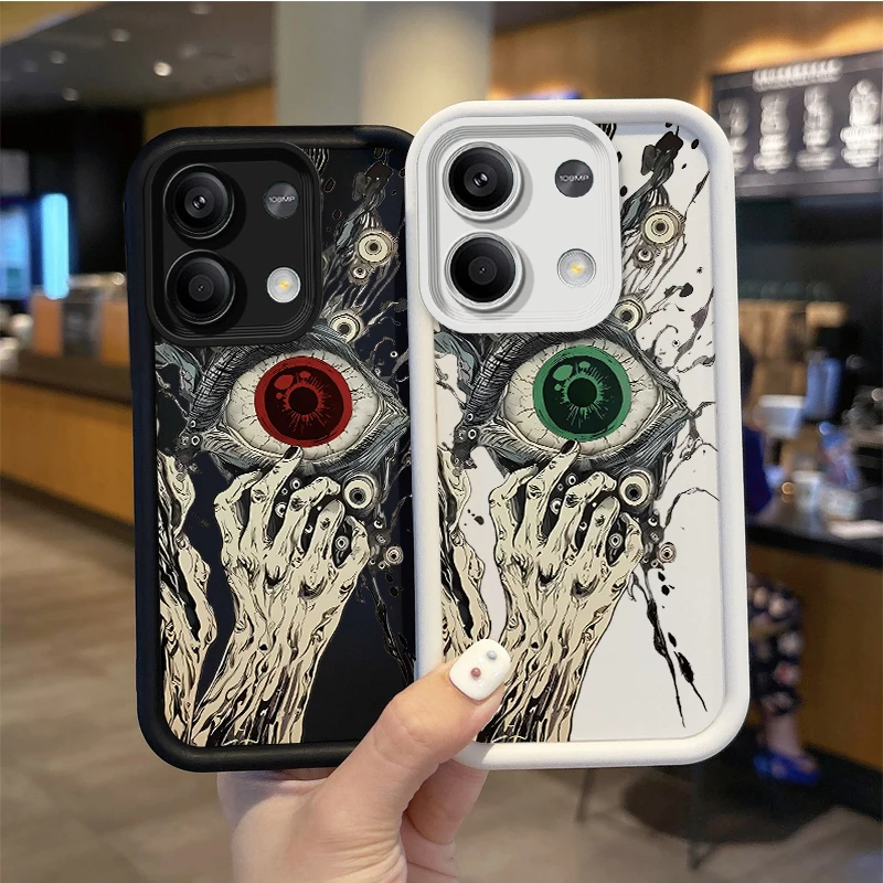 Ins The Eye Of Cthulhu Cool Phone Case for Redmi Note 13 12 Pro Plus 5G Note 13 12 11 10 9 Pro 12C 10C 9C A2 A1 Shockproof Cover