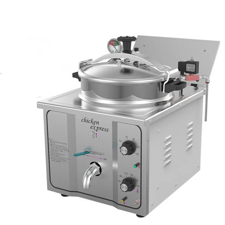 

Fried Chicken Machine Pressure Fryer Electric Pressure Deep Fryer Spare Parts CE Guangzhou Stainless Steel Provided Guangdong
