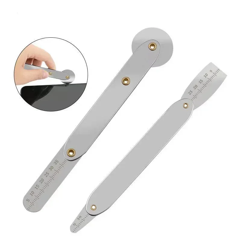 2Pcs Opener Roller Prying Tool Screen Repair Opener Stainless Steel Blade Pry Bar for Computer Tablet PC Smartphone Opening Tool