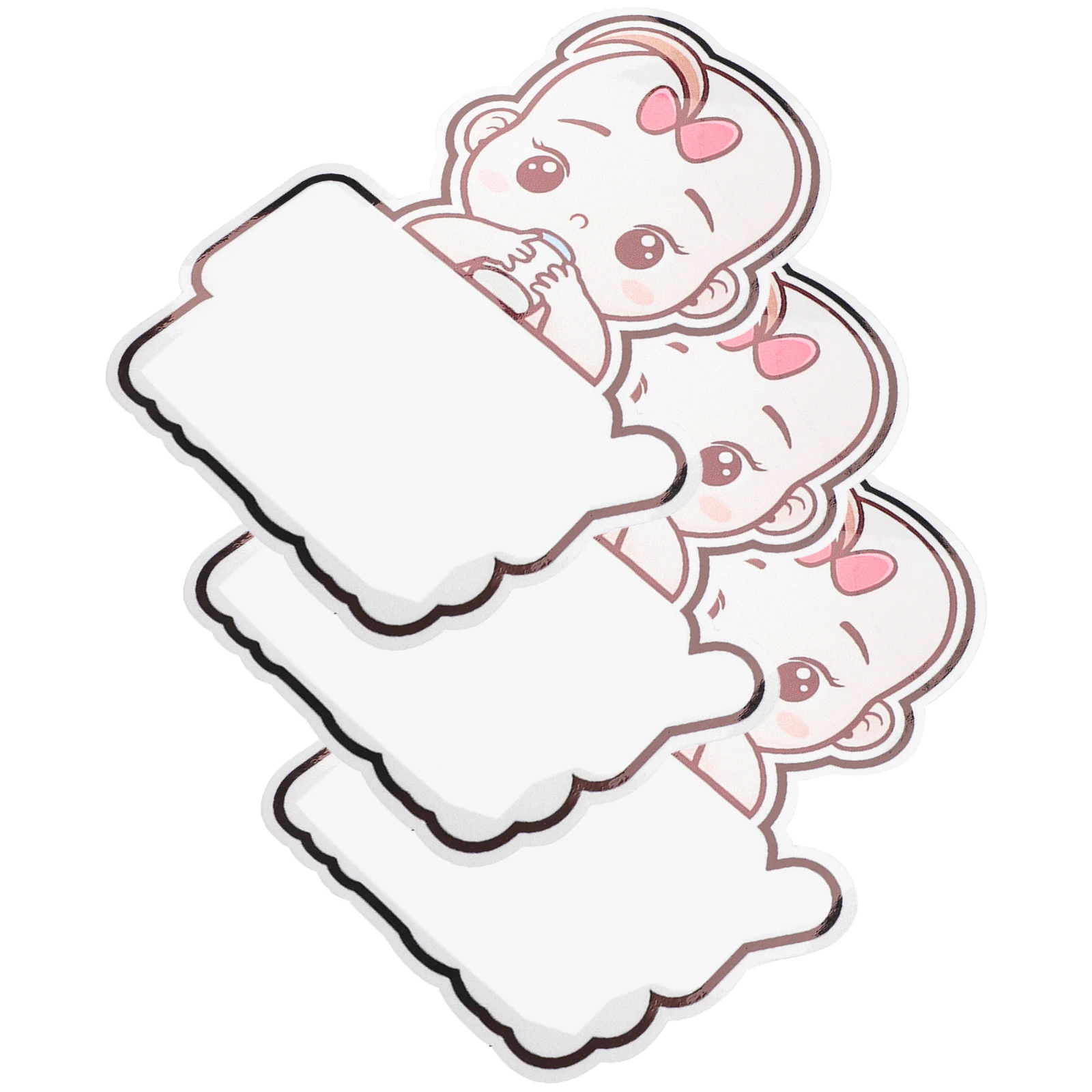 

3pcs Baby In Car Stickers Baby On Board Sign Decal For Car Safety Durable Pet Material Strong Adhesion Wall Sticker Decor