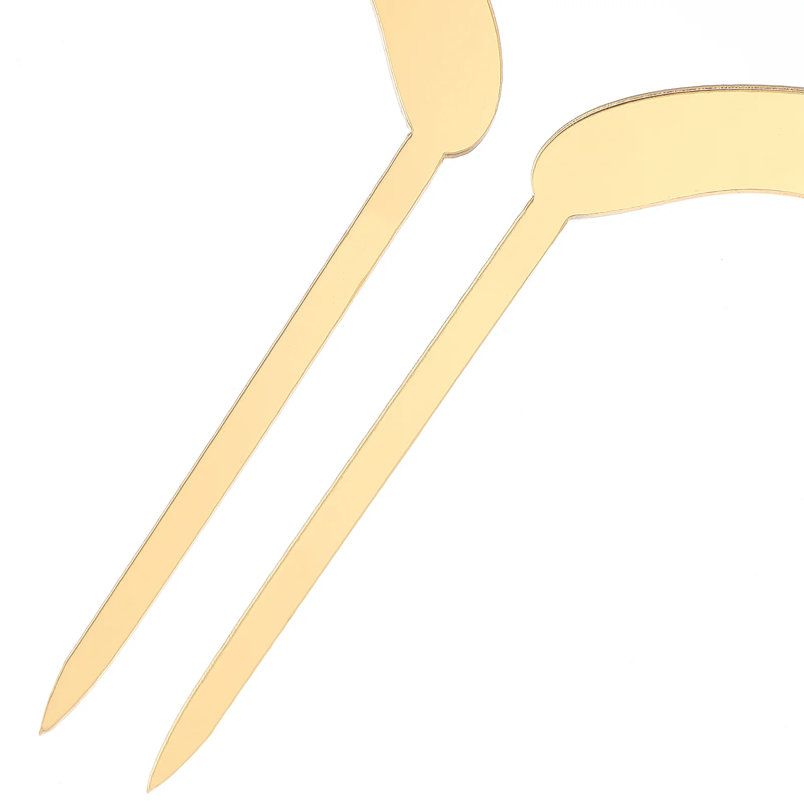 

5pcs Christmas Antlers Cake Topper Golden Deer Horn Cupcake Decor Party Food Picks Holiday Dessert Decoration Reindeer Muffin