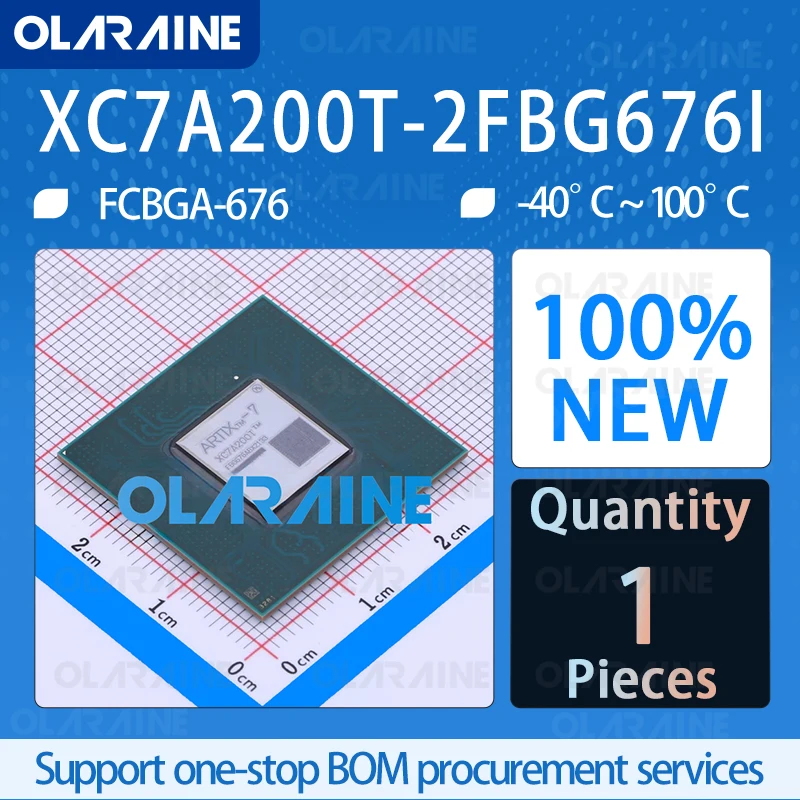 XC7A200T-2FBG676I FCBGA-676 FPGA - Field Programmable Gate Array IC chip circuit controller switch processor sensor olaraiine