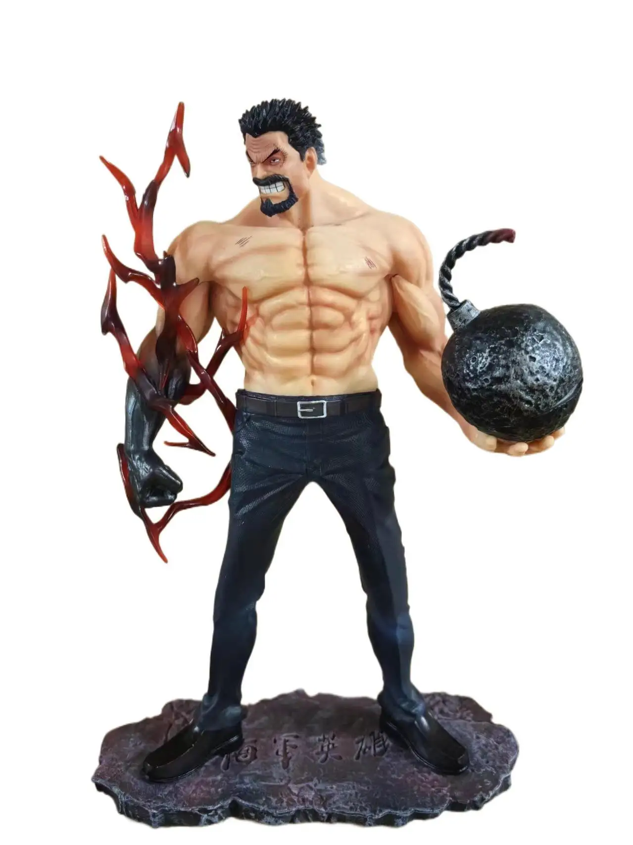 26cm 애니메이션 원피스 머슬 몽키 D 가프 배틀 Ver. GK PVC 액션 피규어 동상 모델 어린이 장난감 인형 선물