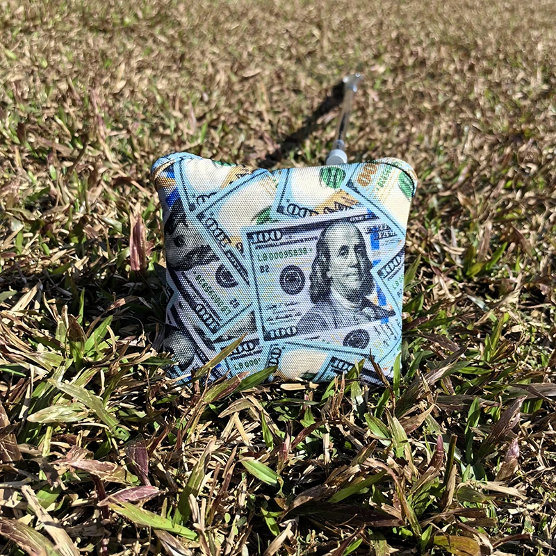 غلاف حماية لنادي الجولف من Dafacai بنمط الدولار رقم 1 غلاف رأس خشبي مربع 1 غطاء قضيب دفع مغناطيسي شخصي #3