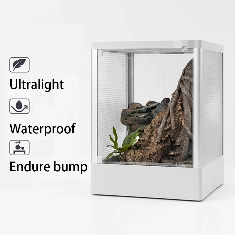 

Insulation Terrariums Reptile Breeding Cage Household Amphibious Terrarium Aquarium Transparent Lizard Turtle Fish Display Box