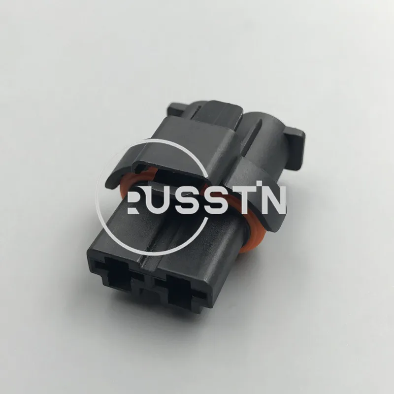 1 Set 2 Hole Car Electronic Fan Socket Starter Waterproof Auto Connector 1544361-1 For Peugeot Citroen