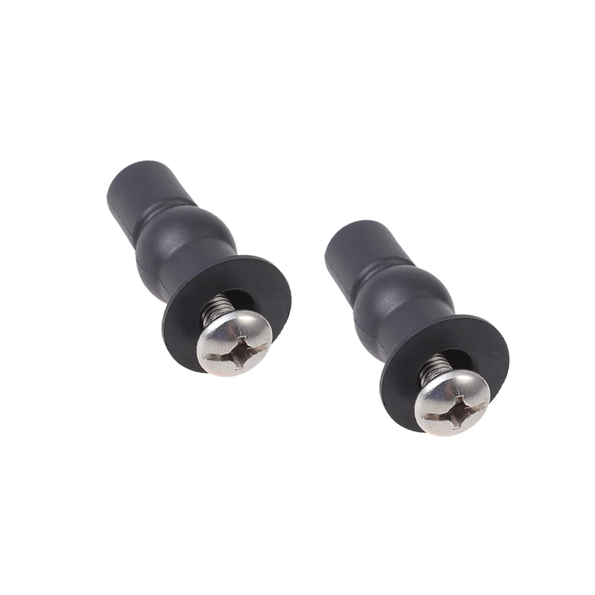 

2pcs Screw Fixed Fittings For Universal Seat Durable Expansion Screws Black Fixed Toilet Lid Screw Toilet Accessories