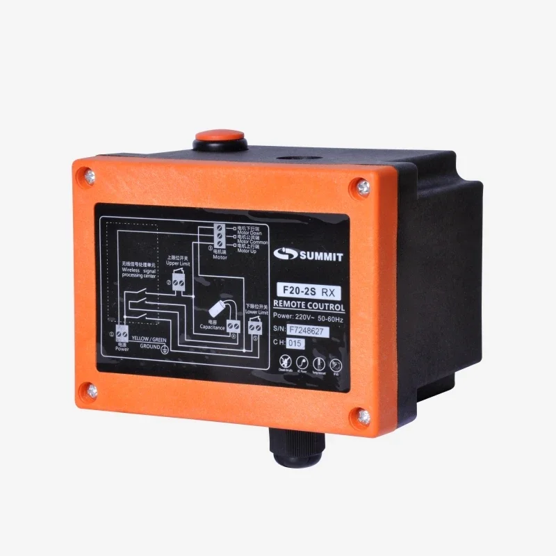 F20-2S 220V Single Phase Micro Electric Hoist Wireless Remote Control Home Small Crane Hoist Crane