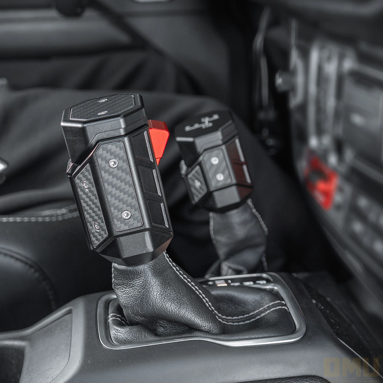 OMU 4x4 مقبض ناقل الحركة الألومنيوم لـ 2018-2024 جيب رانجلر JL المصارع JT ترقية اكسسوارات السيارات #4