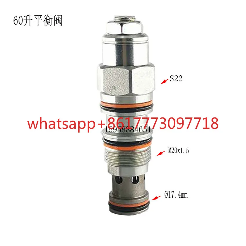 

Hydraulic cylinder synchronous shunt balance valve winch thread cartridge domestic counterbalance valve excavator attachments