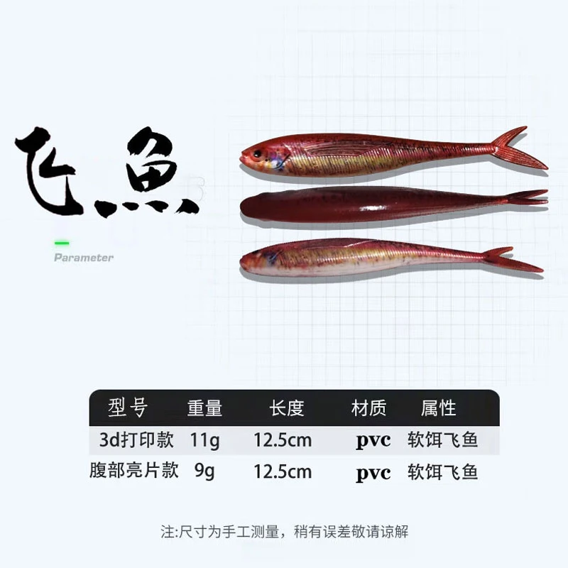 AS Soft Lure Bait Fly Fish Trolling Bait 11g Octopus Boat Sea Fishing PVC Rubber Artificial Soft Bait Trolling Leurre