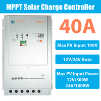 40A MPPT Solar Charge Controller Tracer4210RN EPsolar OEM brand 12V 24V DC Auto 100V Photovoltaics Panles Input 1000W regulator