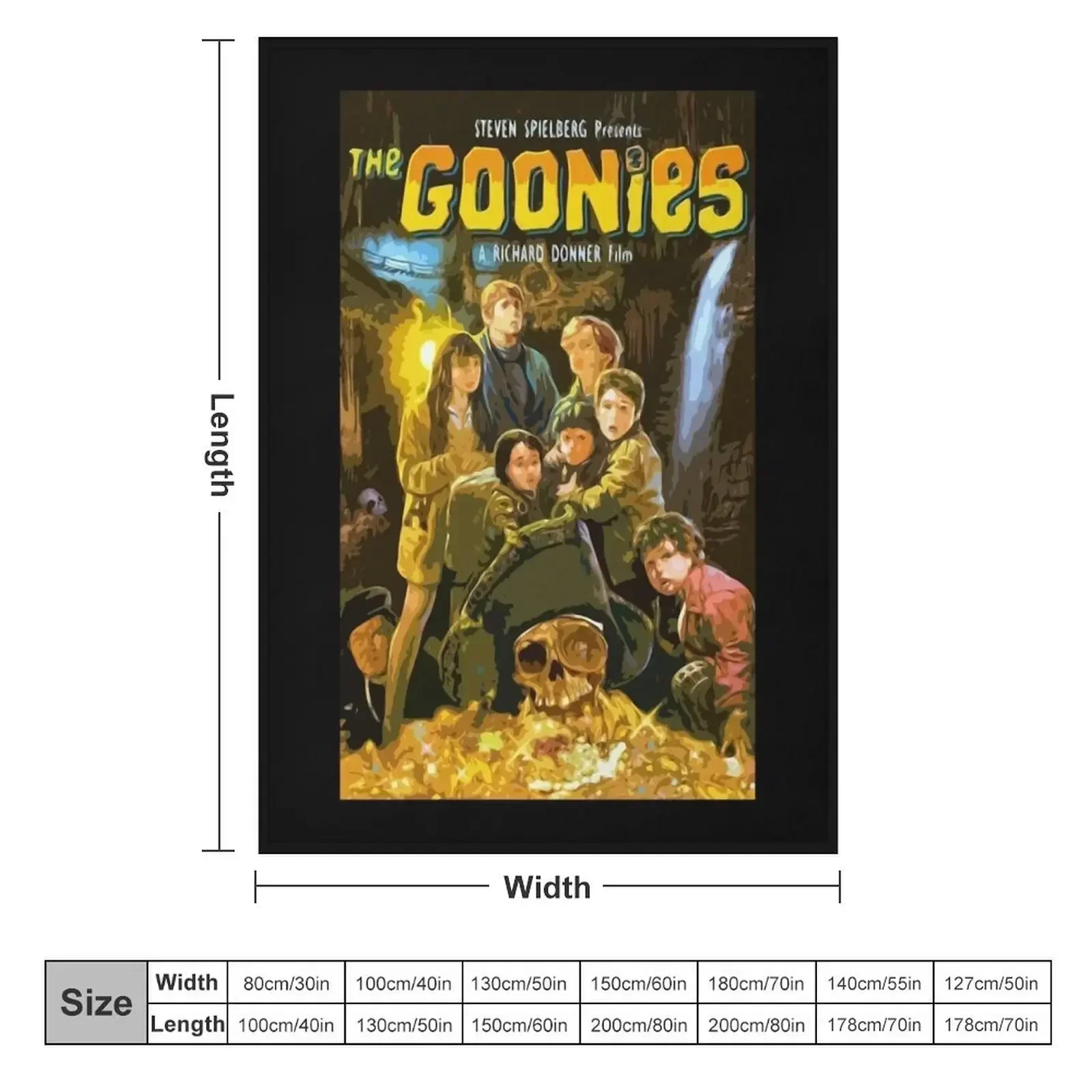 Goonies Throw Blanket Blankets For Sofas Soft Big Thin Luxury Designer Blankets