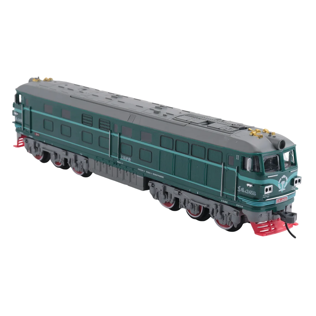 M15KKids Simulation 1:87 Alloy Internal-Combustion Locomotive Model Toy Acousto-Optic Train Toys for Children Gift(C)