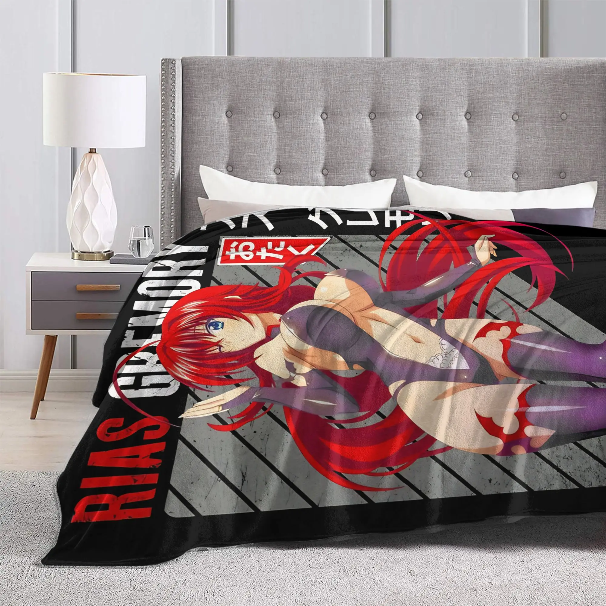 رياس جريموري أنيمي المدرسة الثانوية DxD البطانيات الصوف مضحك الدافئة رمي بطانية للمفرش الربيع/الخريف ،