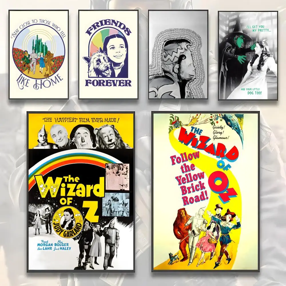 

Movie W-Wizard of Oz Poster Premium Aesthetic Waterproof for Living Room Bar House Decor Modern Wall Art Sticker Best Gift