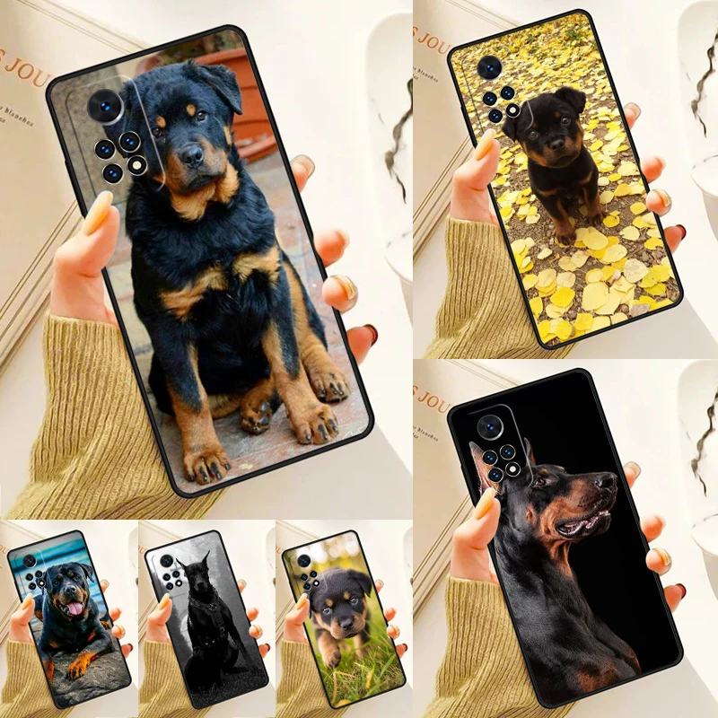 Rottweiler Beautiful Big Dog Case For Samsung Galaxy S24 Plus S23 S20 S21FE Lite S22 Ultra Note 20 S8 S9 S10 Phone Coque