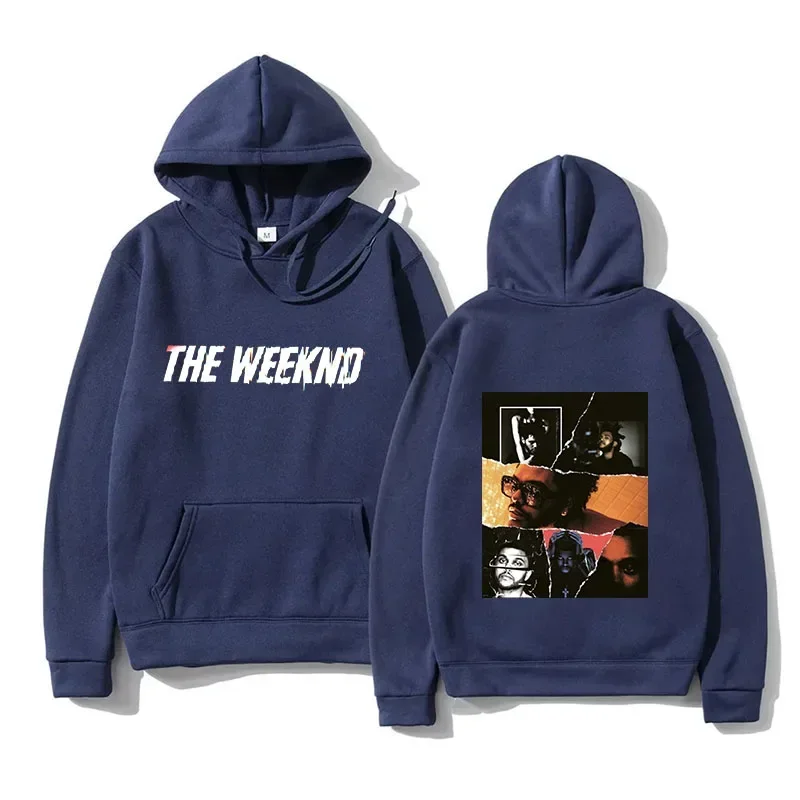 Men's Hoodie Singer The Weeknd Hoody After Hours Til Dawn Fm Music Album Men Hoodie Cotton Sweatshirt Pullover Hip Hop Rock Wome