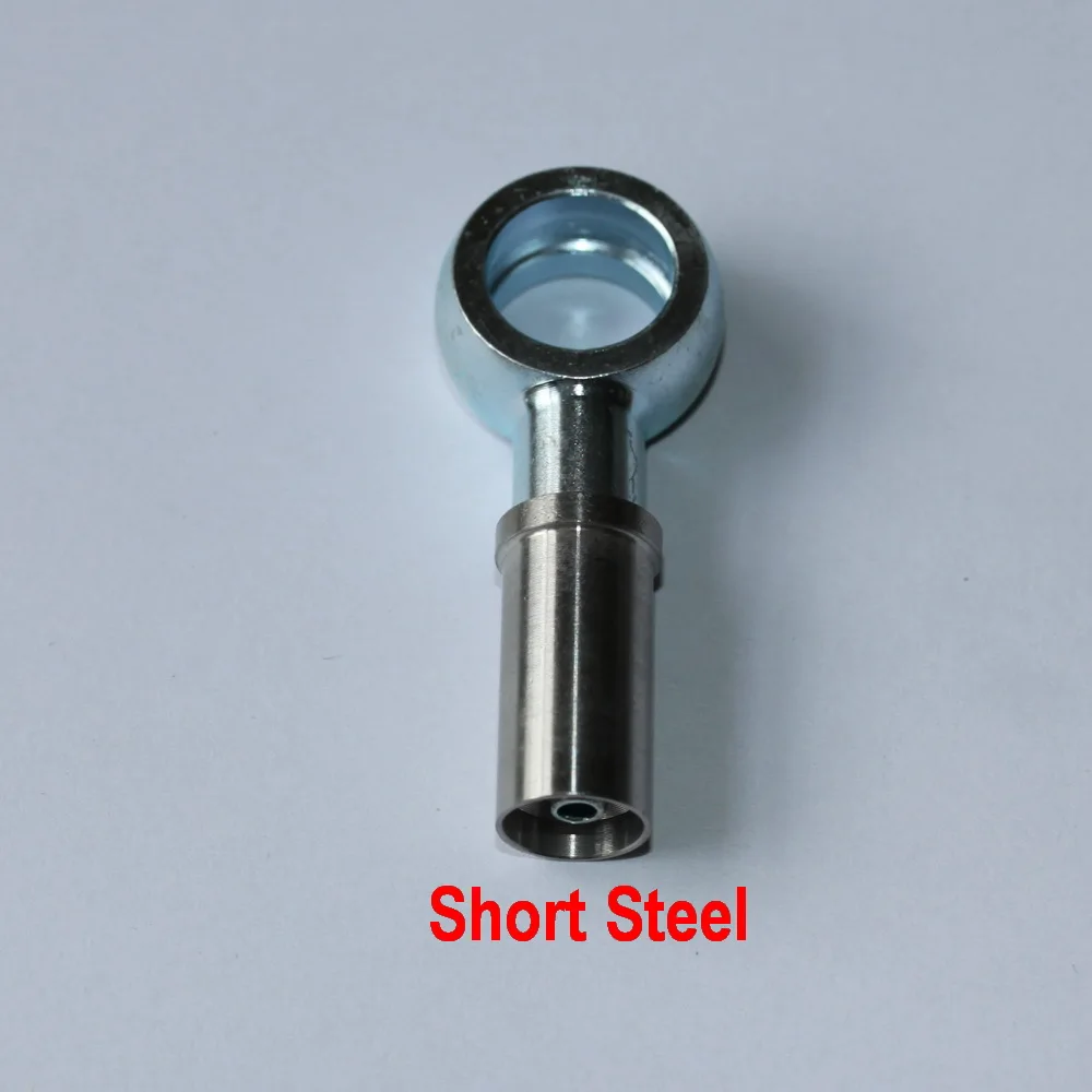 Banjo sambungan Stainless steel 11mm 7/16, selang oli kopling rem kepang AN3 hidrolik mobil balap, untuk sepeda Motor, sepeda Motor