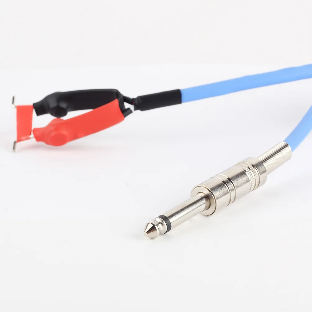 

Clip Cord Silicone Heavy Duty Power Supply Wire for Tattoo Machine Durable Standard Mono Plug Machine Wire Blue