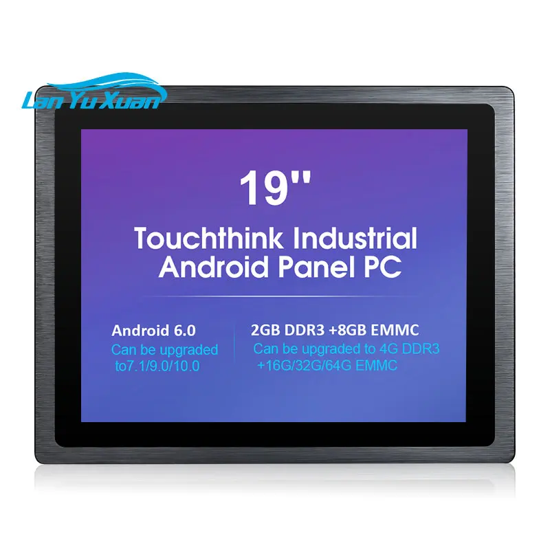 Touchthink-ordenador industrial todo en uno, pantalla táctil para exteriores, android, lcd, panel marino de 19 pulgadas, pc