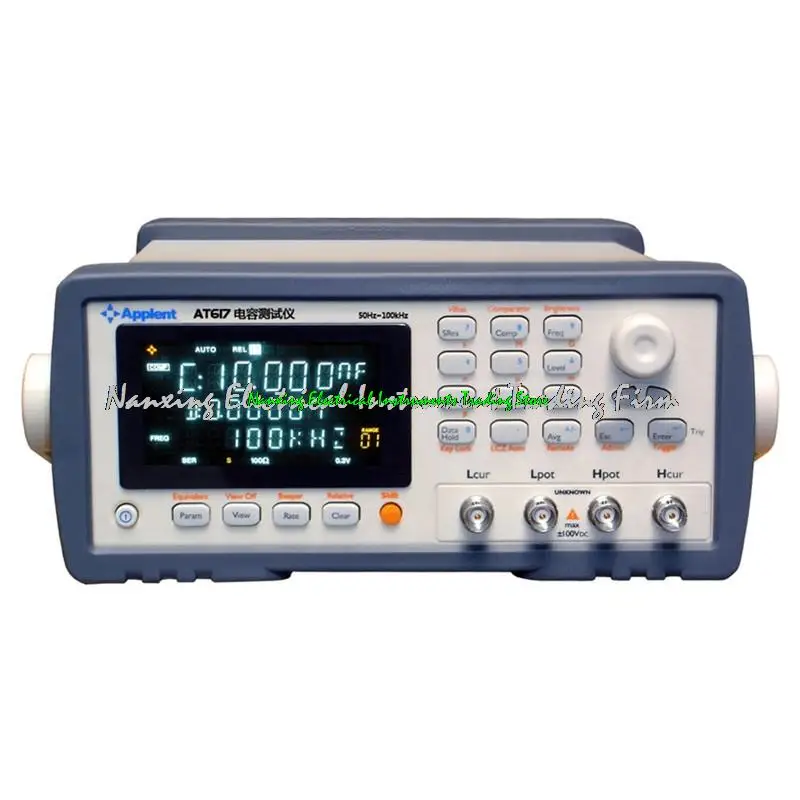 Miernik pojemności 3/9 pojemników Anbai AT610D opcjonalna dokładność 0.1% częstotliwości 100Hz 120Hz 1kHz 10kHz 0.3Vrms 1Vrms Max 15VA