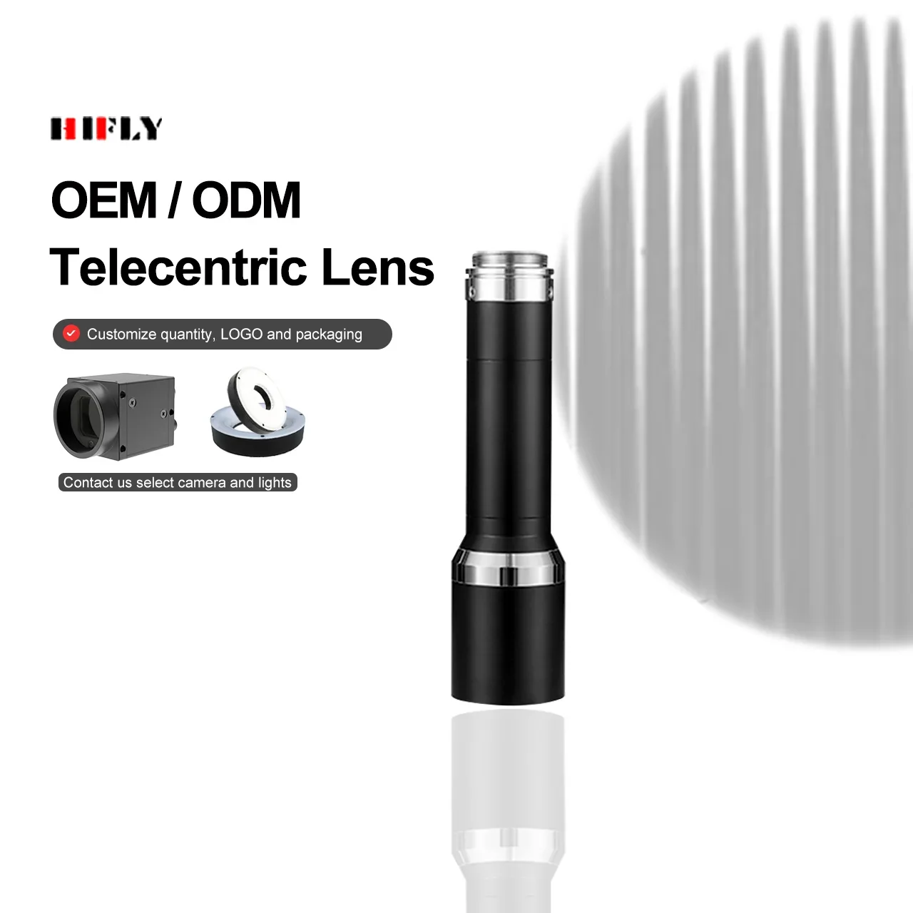 

Industrial 2/3'' WD 110mm Machine Vision Inspection Telecentric Lens