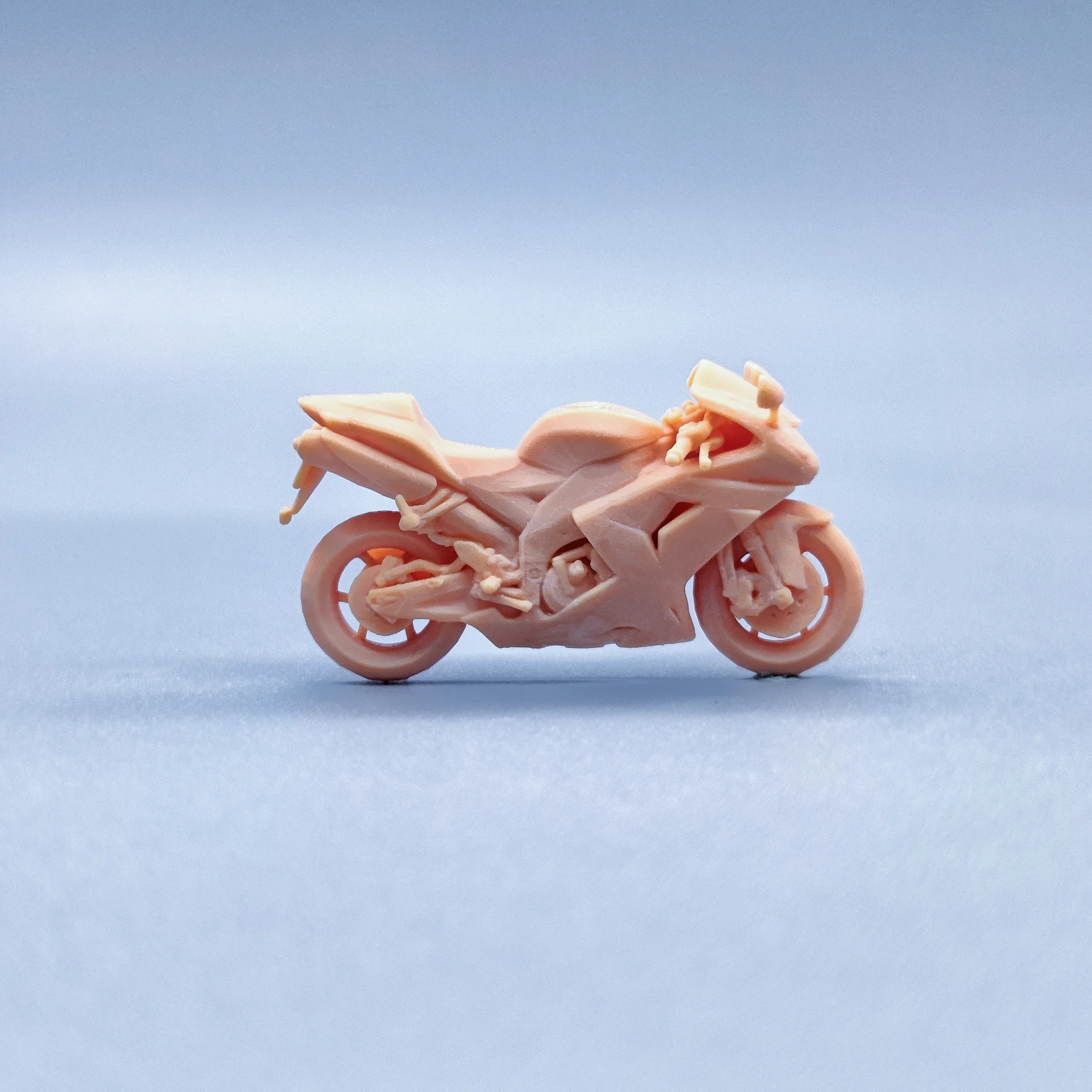 1/64 1/50 1/43 التماثيل مقياس نموذج الراتنج 2006_ZX-10R دراجة نارية غير ملونة المنمنمات Diorama رسمت باليد V912 #1