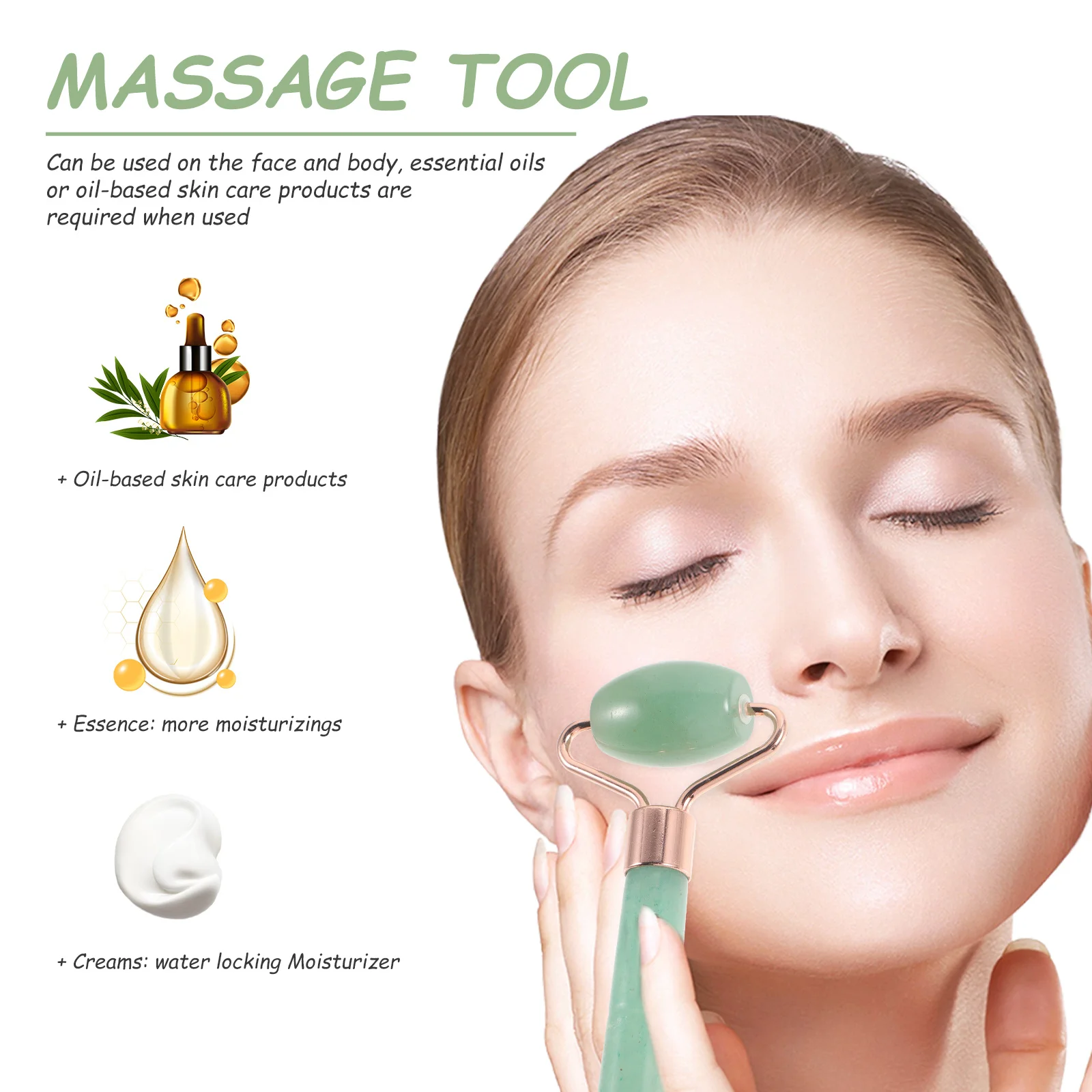 أداة تدليك الوجه الدوارة للجسم عملية دقيقة أداة تدليك محمولة متينة لأدوات العناية ببشرة الوجه والرقبة والعين