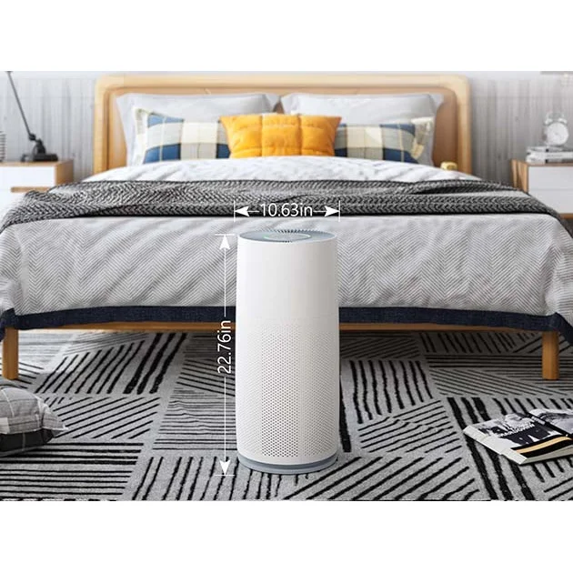 

Smart Console Air Purifier with True HEPA Filter High Efficiency in Removing Airborne Pollutants