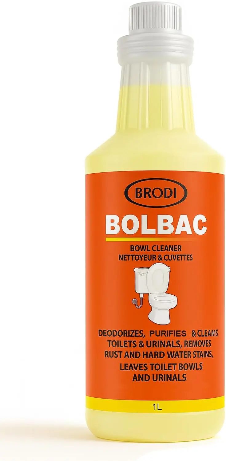 

BolBac Heavy Duty Toilet Bowl Cleaner, High-Power 25-30% HCI Formula, Fast Lime & Rust Removal
