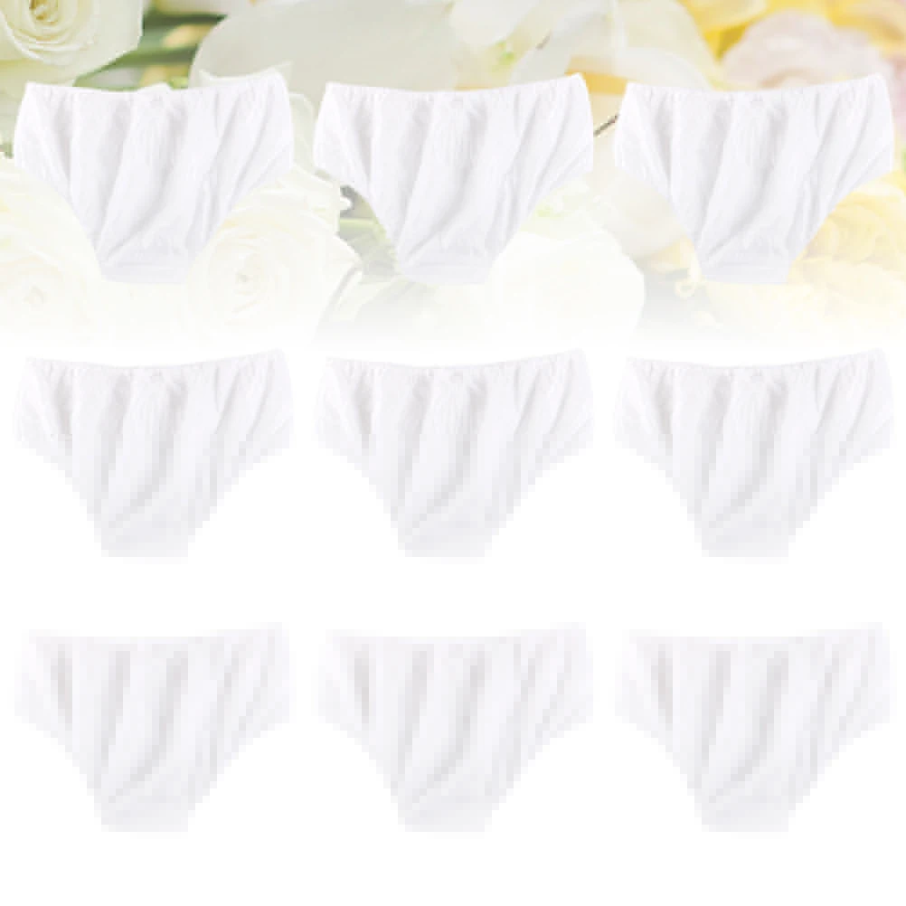 

100 Pcs Panties Women Travel Underwear Soft Breathable Non Woven Briefs Postpartum Adult Women Disposable Panties Ladies