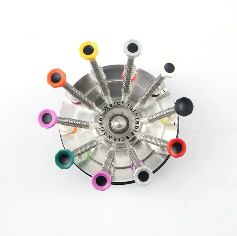 High-quality 10PCS watch screwdriver anti-skid wear-resistant steel watch repair screwdriver with 20 spare screwdriver heads