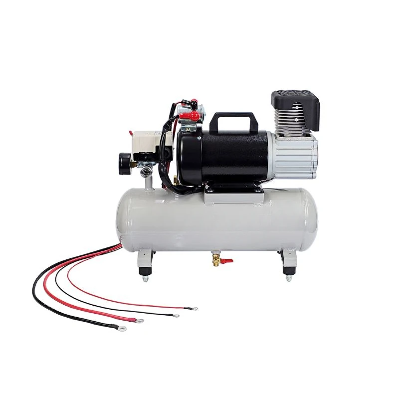 12V Portable High Efficiency Mini Air Compressor 8L Tank Long Duty Cycle Low Pressure Auto Cut Piston Oil-Free Onboard Series