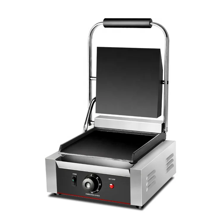 Commercial Contact Grill Sandwich Bread Panini Grill Electric Grilled Sandwich Panini Maker