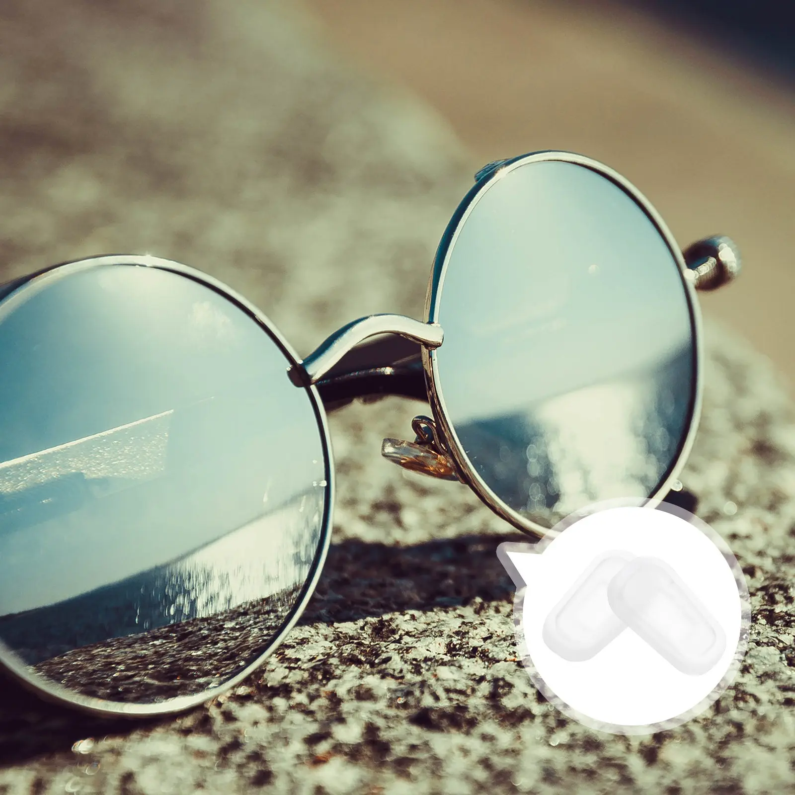 

10 пар силиконовых накладок на носоупоры для очков, нескользящие, удобные, для оправ очков и солнцезащитных очков, сменные аксессуары