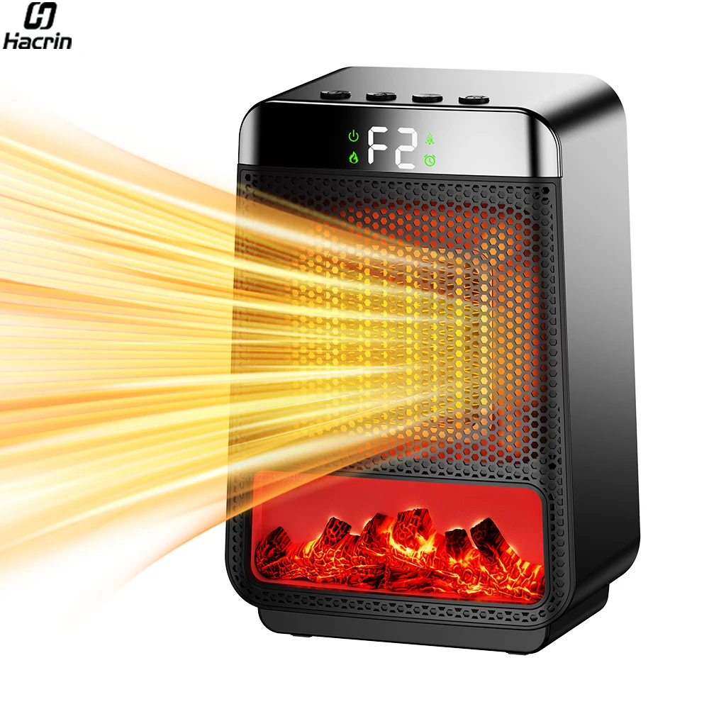 뜨거운 공기 송풍기 전기 히터 난방 팬, 1000W PTC 공간 히터, 실내 데스크탑 휴대용 선풍기 히터, 가정 사무실 히터