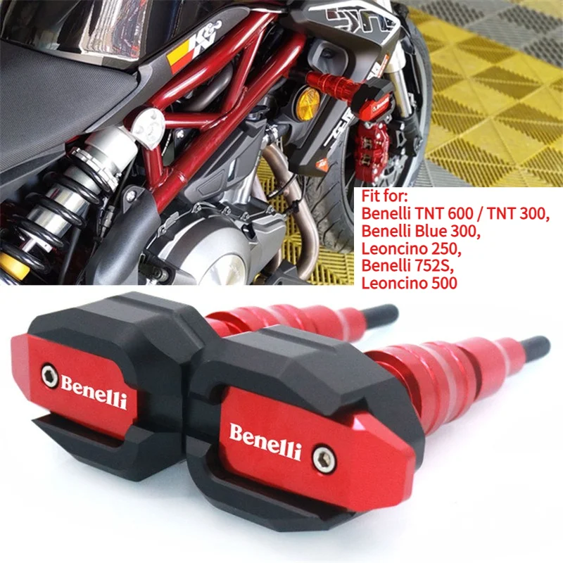 Fit For Benelli TNT 600 TNT 300 Leoncino 250, BN302 Leoncino 500 Motorcycle Falling Protection Frame Slider Guard Pad Protector