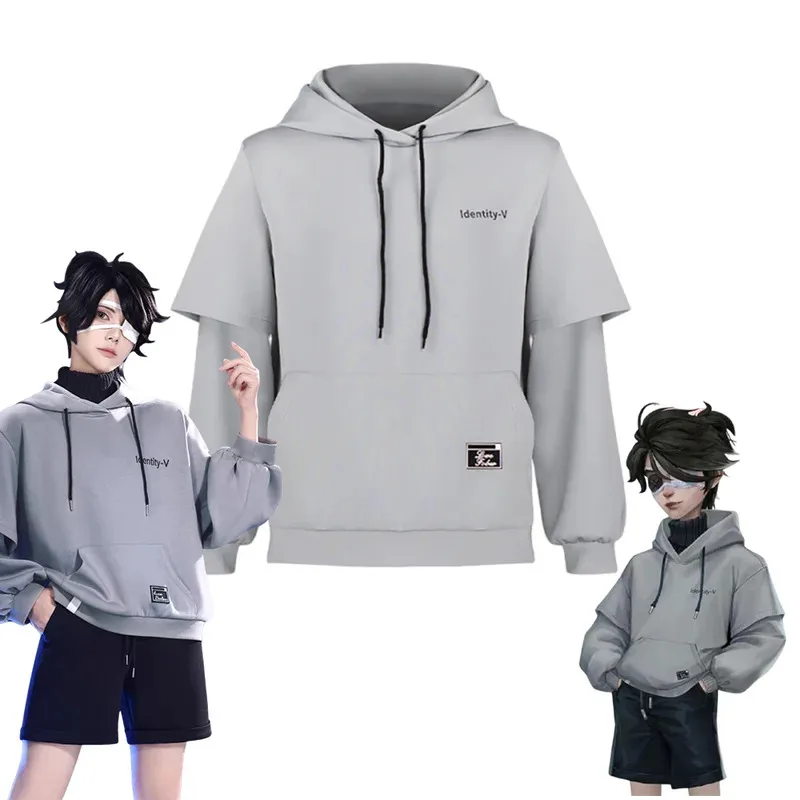 

Identity V Luca Balsa Prisoner Cosplay Costume Esports Hoodie Daily Uniform Halloween Party Customized Gaming Outfit