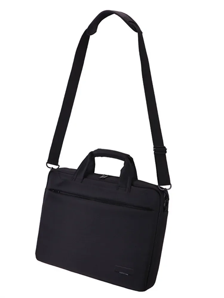 Imagem -06 - Nylon Airbag Ombro Bolsa para Homens e Mulheres Laptop Bolsa Bolsas de Computador Messenger Bolsa Impermeável Notebook Bolsa 17.3 17 15.6 14