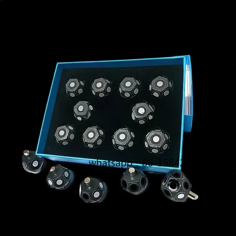 3D Scanning of Spherical Multi-sided Shapes with 3D Scanners, Marking Points, Handheld High-reflective Markers, Target Points, A