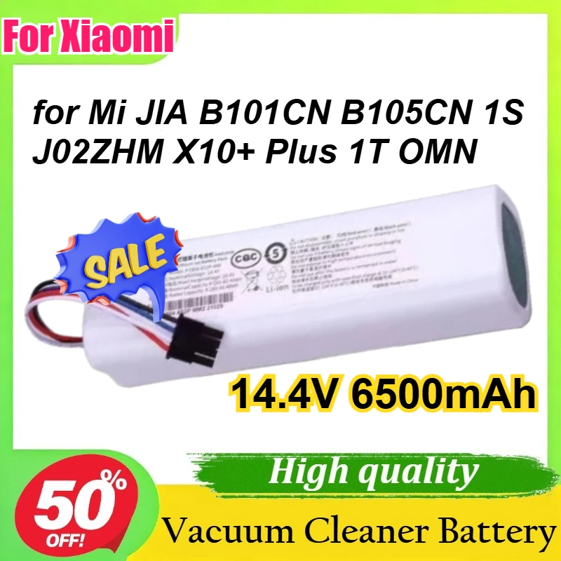 

For Xiaomi for Mi JIA B101CN B105CN 1S J02ZHM X10+ Plus 1T OMN Vacuum Cleaner Replacement Battery