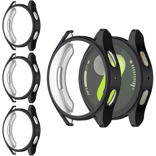 Imagen 1 del producto Funda protectora de pantalla para Samsung Galaxy Watch7 6 5 4 40mm 44mm, funda protectora suave de TPU, parachoques, accesorios para reloj Galaxy